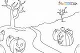 Pumpkin Patch Coloring Pages sketch template