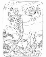 Mermaid Coloring Pages – Printable FREE sketch template