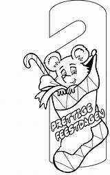 Door hanger Coloring Pages sketch template