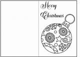 Christmas Coloring Cards  Free Printable sketch template