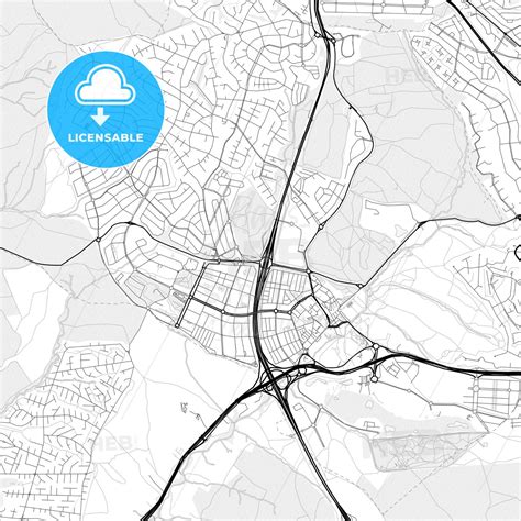 Vector PDF map of Boadilla del Monte, Spain - HEBSTREITS