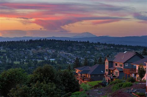 Luxury Homes in Happy Valley Oregon Photograph by David Gn - Pixels