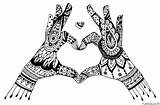 Hands Coloring Page For Girls » Turkau sketch template