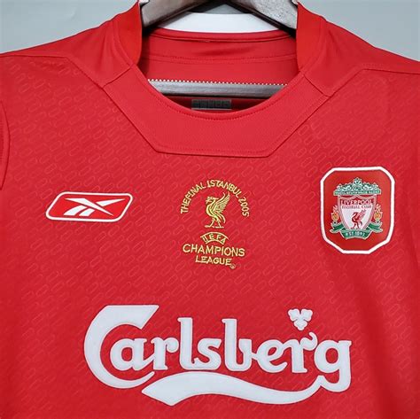 Liverpool Home 2005 Champions League Final Edition - classicretrokit