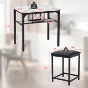 Modern Dining Set Breakfast Kitchen Table Chairs Set Faux - Temu
