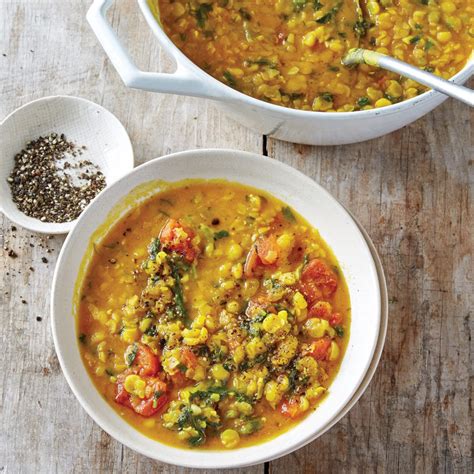 Yellow Split Pea Dal with Watercress Recipe