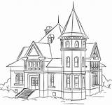 House Coloring Pages  Free Printable For Kids sketch template