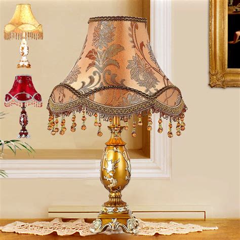 High end European style table lamp desk lamp living room European style ...