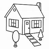 Coloring Pages Houses Printables sketch template