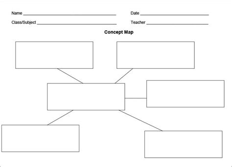 Printable Free Nursing Concept Map Template Microsoft Word - Printable ...