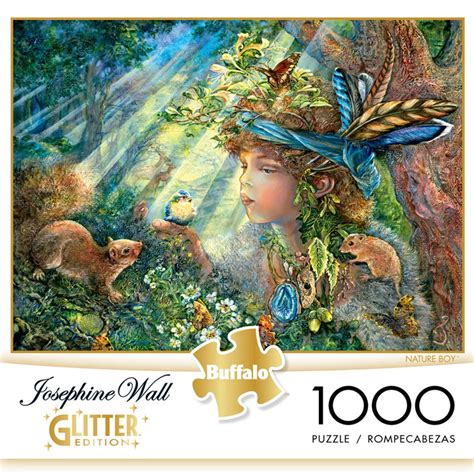 Buffalo Games (11727) - Josephine Wall: "Nature Boy (Glitter Edition)" - 1000 pieces puzzle