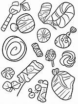 Desenho Para Colorir Doces sketch template