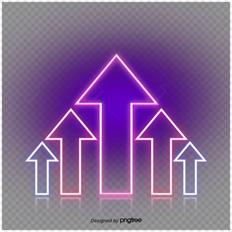 Light-effect Elements Of Neon Texture Arrow,line,curved Lines PNG Picture And Clipart Image For ...