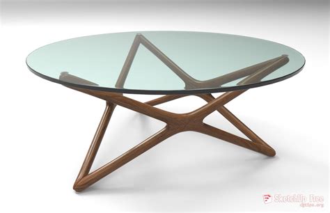 1577 Coffee Table Sketchup Model Free Download Sketchup Free, Sketchup ...