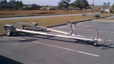 Wesco Single Axle Aluminum Trailer 19-22' $700 SOLD - The Hull Truth - Boating and Fishing Forum