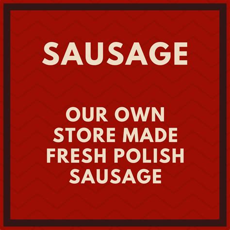 Fresh Polish Sausage (Store Made) – Market Place Meats