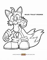 Tails Printable Coloring Pages sketch template