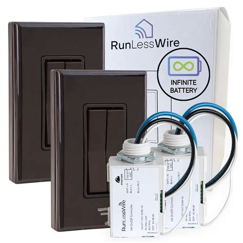 RunLessWire Remote Kinetic Battery-Free Wireless On/Off 3-Way Fan ...