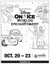 Printable  Disney In Ice Worlds Of Enchantment Coloring Page Life sketch template