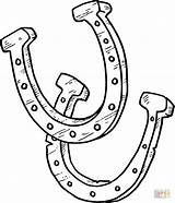 Horseshoes That Bring Good Luck  Super Coloring Rock Painting sketch template