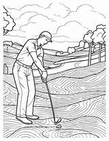 Golf Coloring Pages Fun Designs For Kids And Adults sketch template