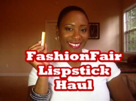 Fashion Fair Lipstick Haul with Swatches|BusyBeingMom - YouTube