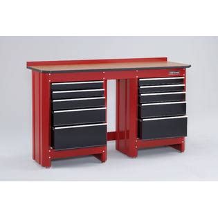 Craftsman 5-Drawer Workbench Module - Red/Black