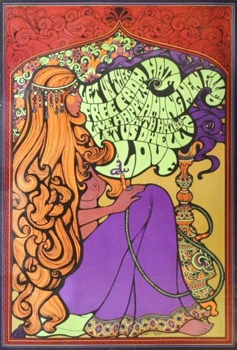 C. Keelan Hookah Love, 1967, 60's/70s inspired revival Nag Champa Incense, Black Light Posters ...