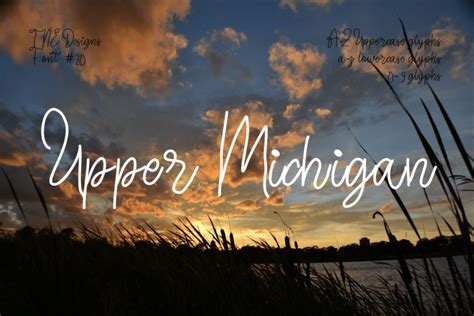 Upper Michigan Font Free Download - FreeFontDL