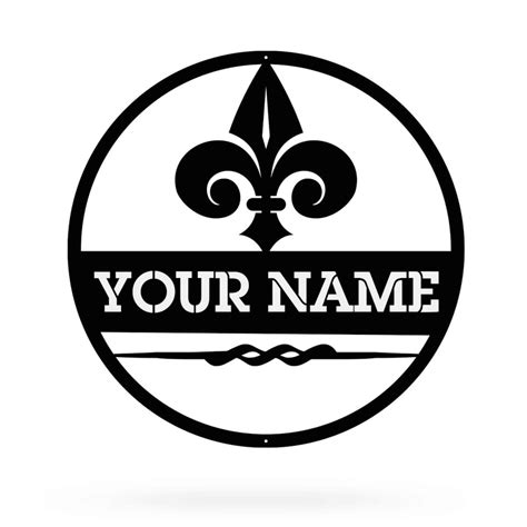 Large Fleur-de-Lis Monogram Wall Art to Display in Your Quaint Home ...