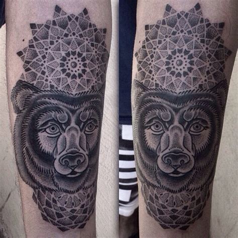 My spirit bear tattoo by Michael Bennett at ftw tattoo in Oakland, CA ...