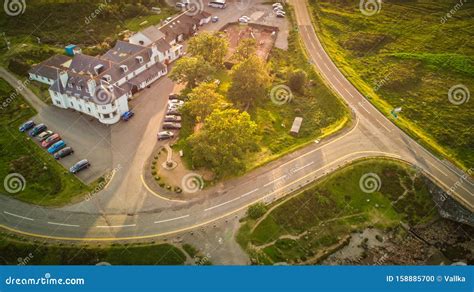 Sligachan Hotel Standing On The Road In Glen Sligachan, Isle Of Skye Royalty-Free Stock Photo ...