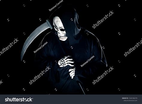 Grim Reaper Ghost Coming Out Shadows Stock Photo (Edit Now) 1544186270