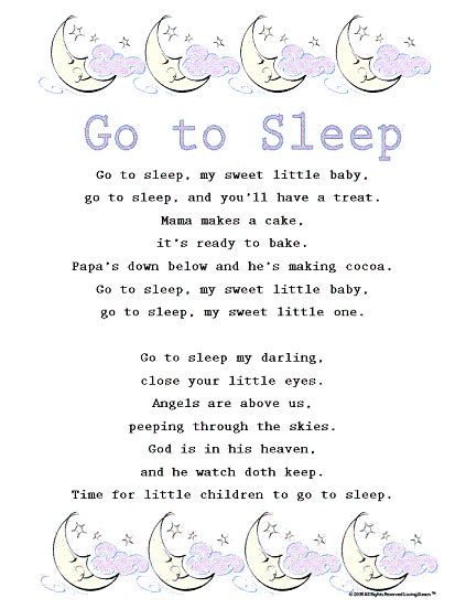 Go To Sleep Little Baby Lullaby - Baby Viewer