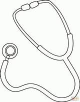 Stethoscope Emoji Coloring Page Free Printable  sketch template