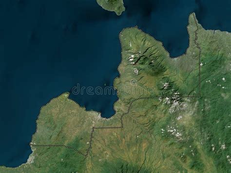 Misamis Oriental, Philippines. High-res Satellite. No Legend Stock Illustration - Illustration ...