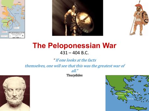 The Peloponessian War 431 – 404 B.C.