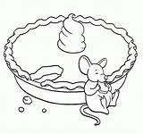 Pie Coloring Pages  Coloring Home sketch template