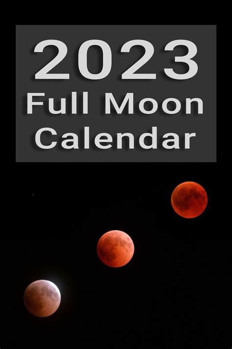 Full Moon 2023 Calendar in 2023 | Full moon, Calendar, Moon calendar