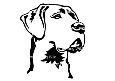 Great Dane Svg Dog Clipart Great Dane Vector Graphic Art - Etsy Canada