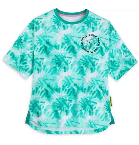 DISNEY STAR WARS Baby Yoda Grogu Mandalorian Adult Large Tie Dye T-Shirt Green $28.78 - PicClick