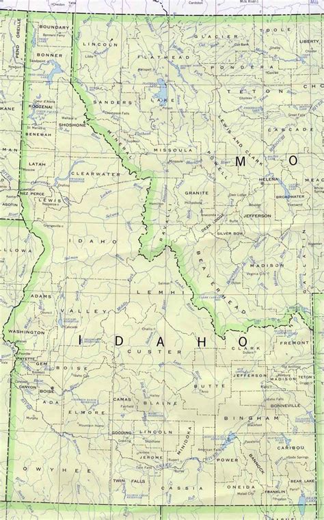 Idaho Maps - Perry-Castañeda Map Collection - UT Library Online