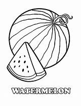 Free Printable Watermelon coloring Page  Download Print Or Color sketch template