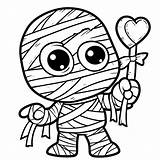 A Cute Mummy coloring Page  Download Print Or Color Online For Free sketch template