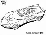 The Race car coloring Page Is Shown In Black And White With An Image  sketch template