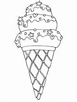 Ice Cream Cone Printable coloring Page  Download Print Or Color sketch template