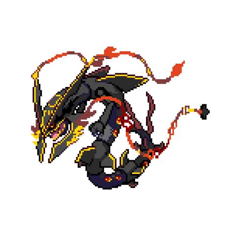 Pixilart - Shiny Mega Rayquaza by ShiningBlizzard