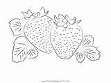 Strawberry Up Coloring Page For Kids  Free Printable sketch template