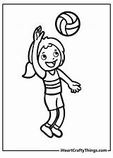 Volleyball Coloring Pages 100% Free Printables sketch template