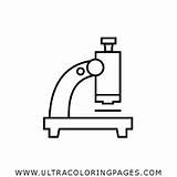 Microscopio Mikroskop Colorare Disegno Microscoop Microscope Educima  sketch template